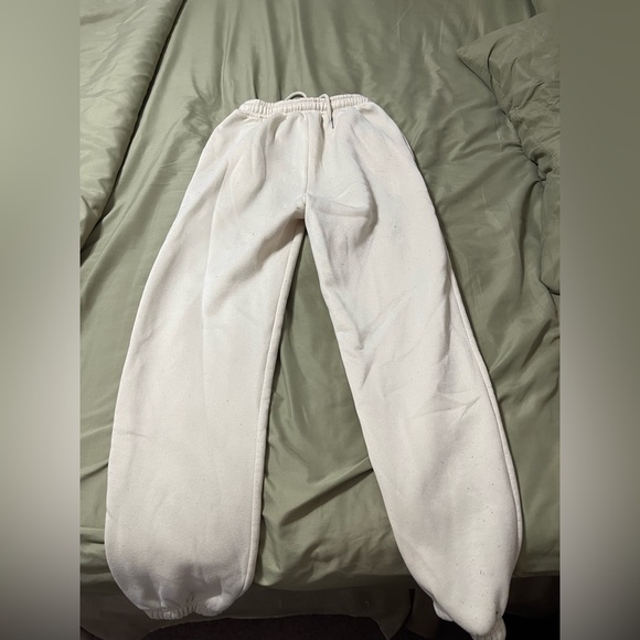 graphic beige sweatpants size small - Picture 2 of 5